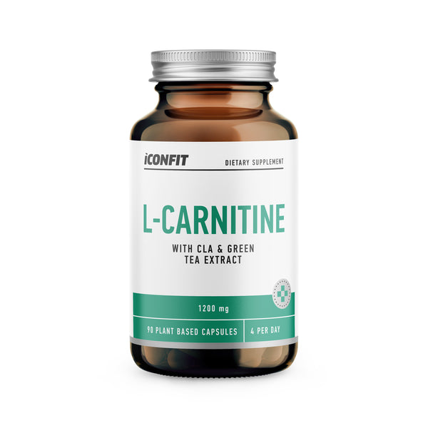 ICONFIT L-karnitiin CLA ja rohelise teega (90 kapslit)